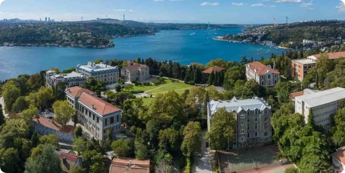 University view of Boğaziçi University